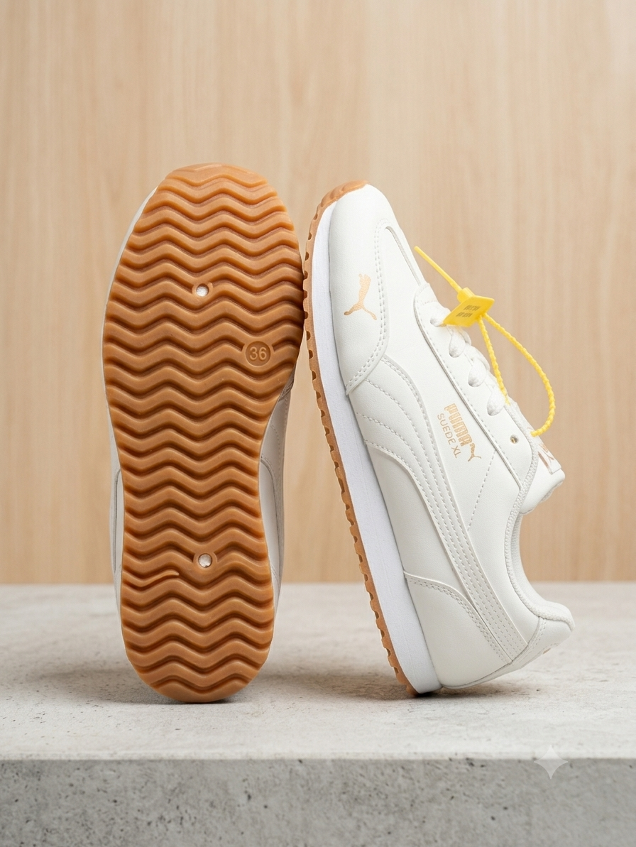 باسكيت أبيض كلاسيكي ( Puma) - الصورة 4